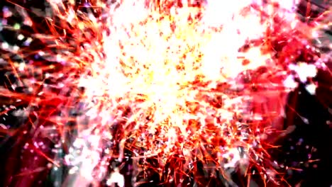 Digital-Particle-Animation-of-a-Firework