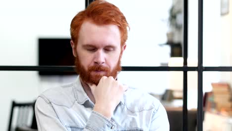 Sleeping-Tired-Man-at-Work,-Portrait