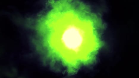 Feuer-Feuerball-Flammen-lodern-prallen-Magie-magische-Meteor-Loch-brennen-Energie-4k
