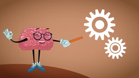 Dibujos-animados-divertida-cerebro-animación-HD