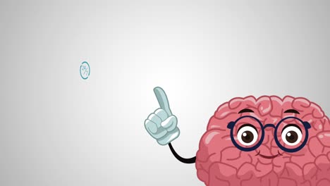 Dibujos-animados-lindo-cerebro-animación-HD