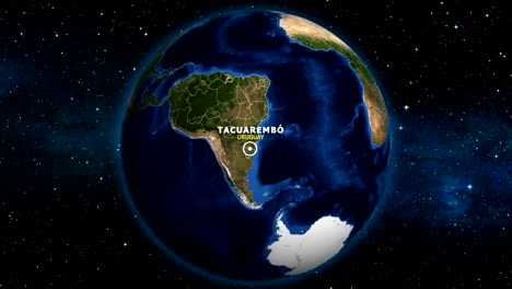 EARTH-ZOOM-IN-MAP---URUGUAY-TACUAREMBO