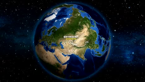 EARTH-ZOOM-IN-MAP---KAZAKHSTAN-SHYMKENT