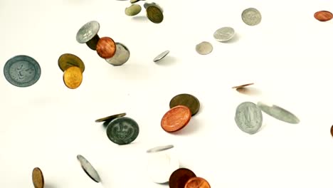 Coins-in-falling.-Slow-Motion.