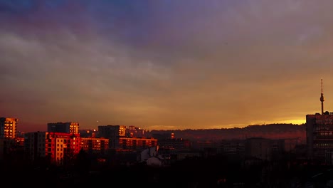 Cloudscape-atardecer