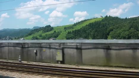 Scenery-outside-train-window