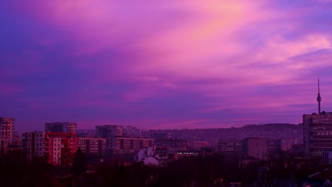 Wolkengebilde-Dämmerung