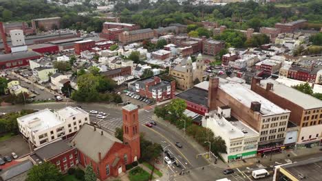 Aerial-of-Paterson,-New-Jersey