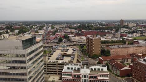 Aerial-of-Paterson,-New-Jersey