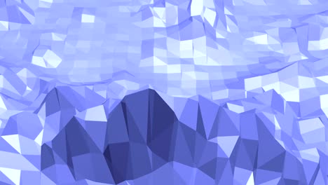 Blue-low-poly-transforming-surface-as-elegant-pattern-environment.-Blue-polygonal-geometric-transforming-environment-or-pulsating-background-in-cartoon-low-poly-popular-modern-stylish-3D-design..