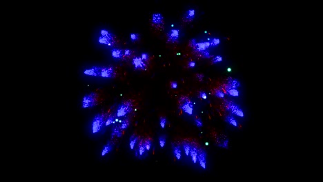 Colorful-Firework-Against-Dark-Background