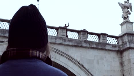 homeless-young-woman-looks-at-the-city--close-up