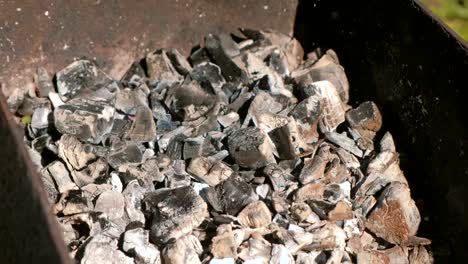 Hot-coals-in-the-grill-brazier-close-up-on-the-wind.