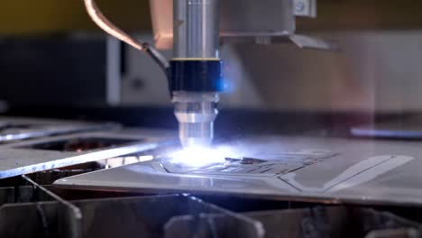 Automated-production-with-cnc-process-and-laser-machine-for-cut-metal