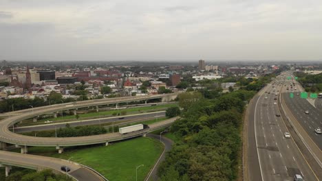 Aerial-of-Paterson,-New-Jersey