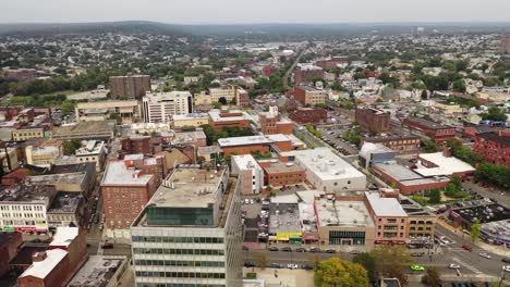 Aerial-of-Paterson,-New-Jersey