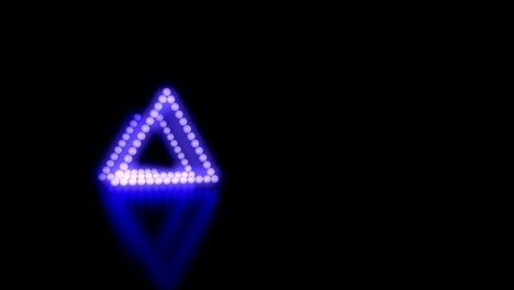 Abstract-triangle-dots-motion-background.-3D,-4k