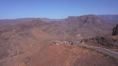 Beautiful-aerial-view-of-the-Gran-Canaria-road