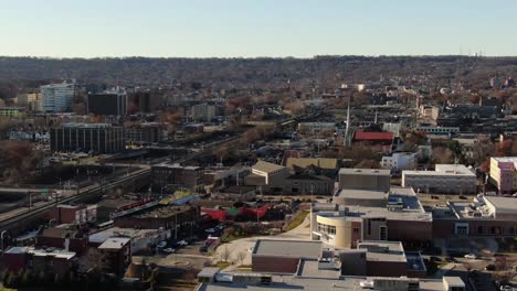 Aerial-of-Newark,-New-Jersey