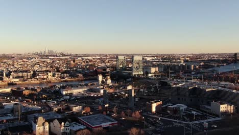 Aerial-of-Newark,-New-Jersey