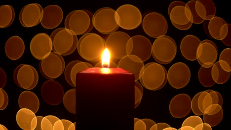 Candle-lights-with-glow-bokeh