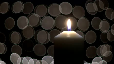 Candle-lights-with-bokeh