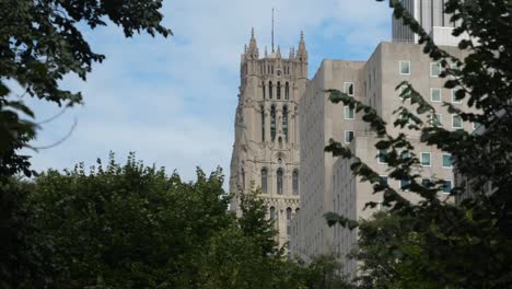 Day-Establishing-Shot-of-The-Riverside-Church-in-Upper-Manhattan