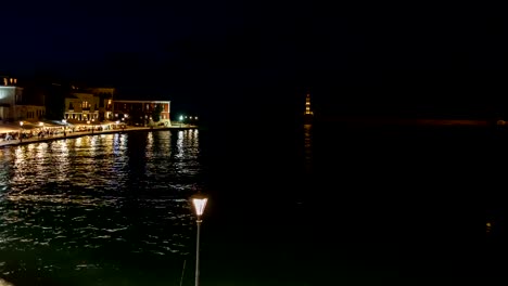 Chania-Timelapse,-Crete,-Greece