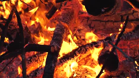 close-up-of-the-bonfire