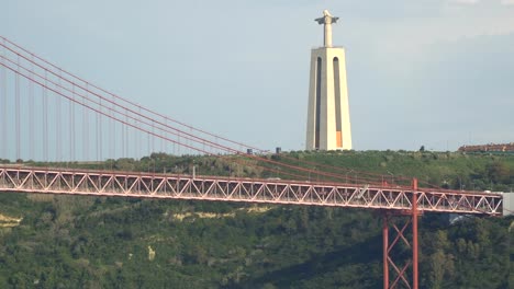 Jesus-Christus-in-Lissabon,-Portugal