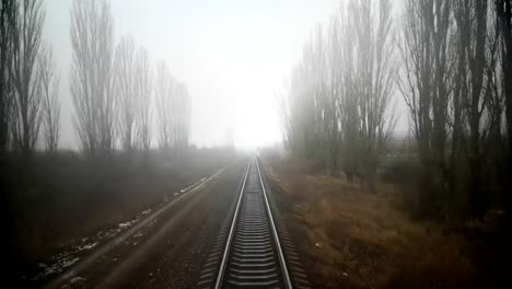 Running-railway-track