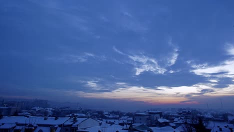 Wolkengebilde-Dämmerung