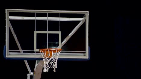 Free-throw-training.-People-shotting-and-not-hitting.-Backboard-close-up.-Flat-plane