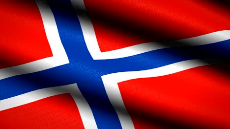 Bandera-de-Noruega-ondeando-textil-textura-fondo.-Seamless-Loop-animación.-Pantalla-completa.-Cámara-lenta.-Vídeo-de-4-K