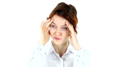 Frustrated-Tense-Woman,-White-Background