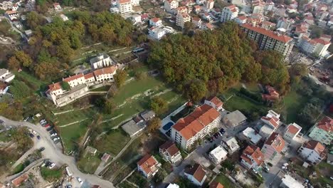 Monastery-Podmaine,-in-Montenegro,-Budva,-Adriatic-Sea