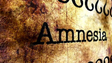 Amnesia-disease-grunge-concept