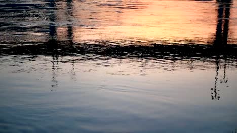 City-water-evening