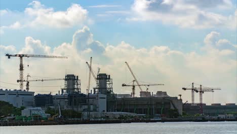 4K:Time-lapse-of-construction-site-building.-Power-Plant-Construction