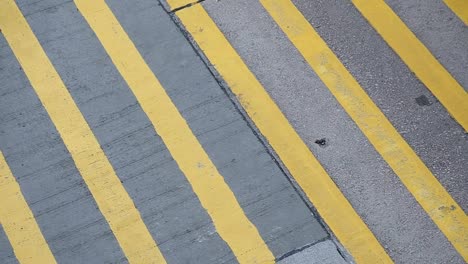 Slow-Motion-von-beschäftigt-Fußgängerüberweg-in-Hong-Kong