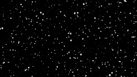 Heavy-snowfall-on-a-black-background-for-transferring-to-a-photo-or-video-of-winter-weather.-looped