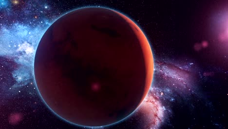 Realistischer-Planet-Mars-aus-dem-Weltraum