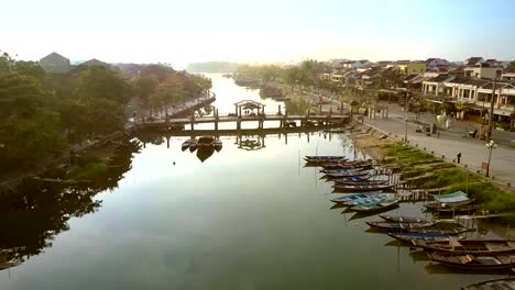 ancient-town-wakes-up-traffic-on-bridge-starts