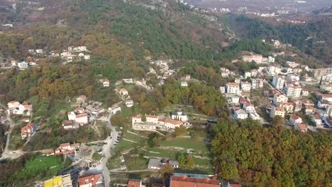 Monastery-Podmaine,-in-Montenegro,-Budva,-Adriatic-Sea