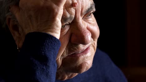 Sad-and-depressed-elderly-woman.-Portrait-of-sad-and-alone-old-woman