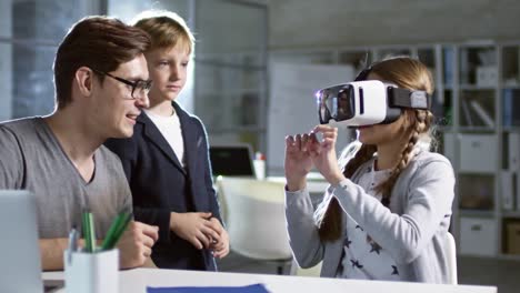 Girl-in-VR-Glasses