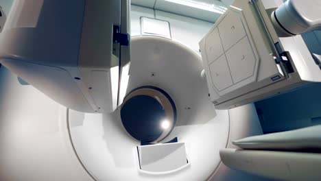 Parts-of-a-tomographic-scanner-move.-Modern-tomographic-scanner-in-a-clinic.