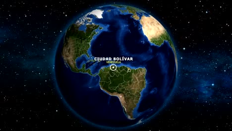 EARTH-ZOOM-IN-MAP---VENEZUELA-CIUDAD-BOLIVAR