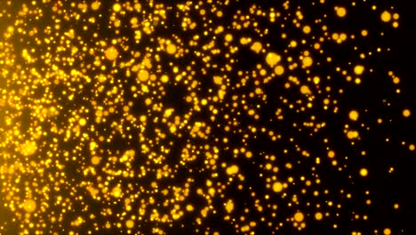 Many-abstract-small-gold-particles-in-space,-computer-generated-abstract-background