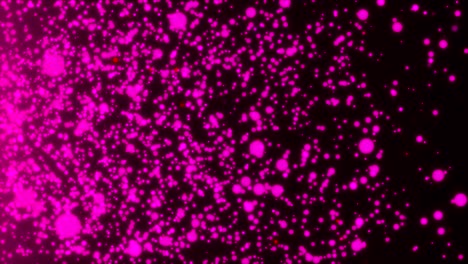 Many-abstract-small-violet-particles-in-space,-computer-generated-abstract-background